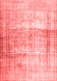 Abstract Red Contemporary Rug, con763red