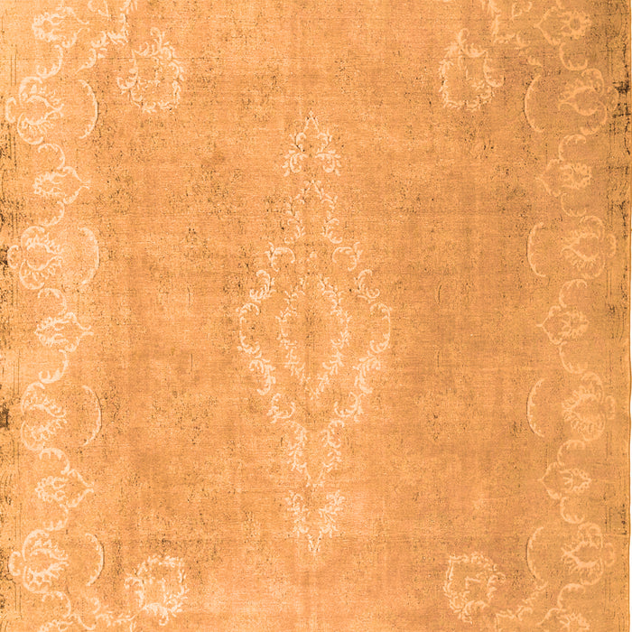 Abstract Orange Contemporary Rug, con764org