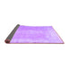 Sideview of Abstract Purple Contemporary Rug, con764pur