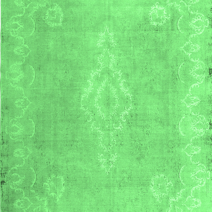 Abstract Emerald Green Contemporary Rug, con764emgrn