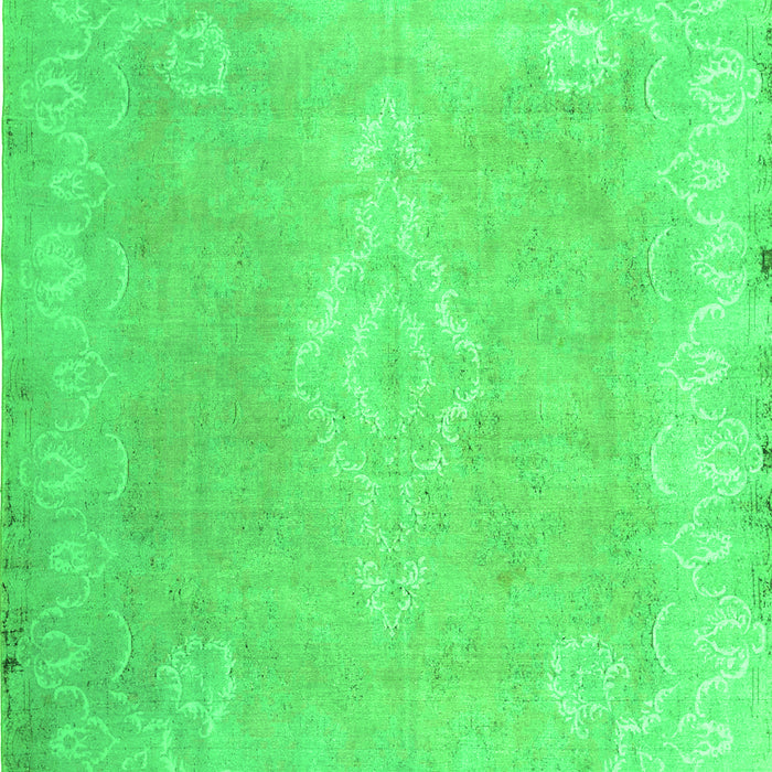Abstract Green Contemporary Rug, con764grn