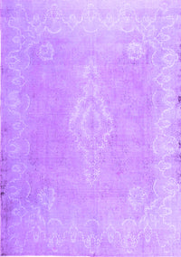 Abstract Purple Contemporary Rug, con764pur