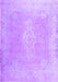 Abstract Purple Contemporary Rug, con764pur