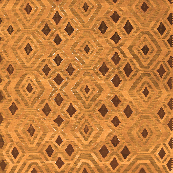 Serging Thickness of Southwestern Orange Country Rug, con765org