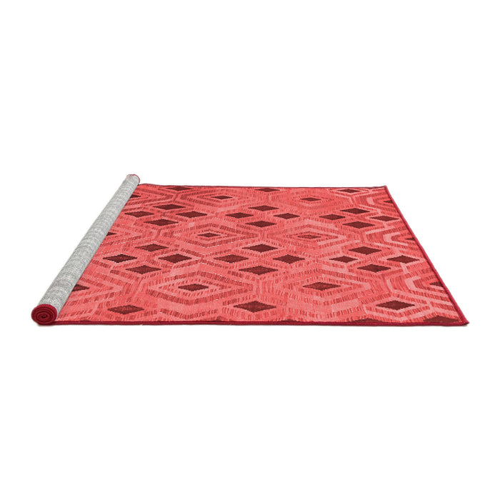 Country Red Washable Rugs
