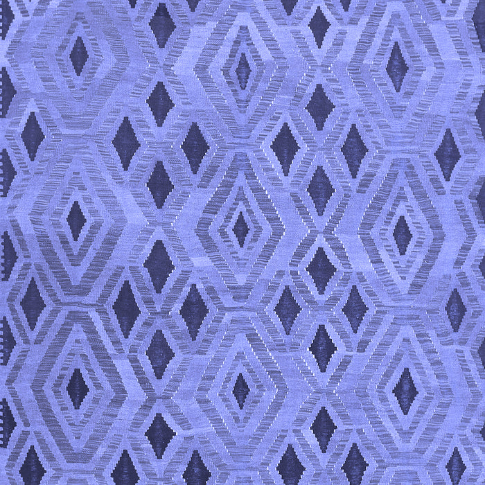 Machine Washable Southwestern Blue Country Rug, wshcon765blu