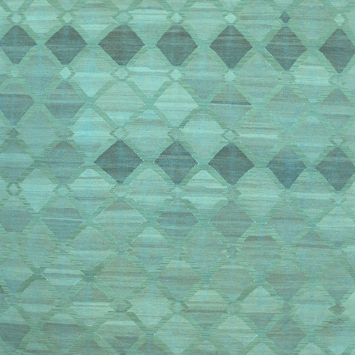 Square Southwestern Light Blue Country Rug, con766lblu