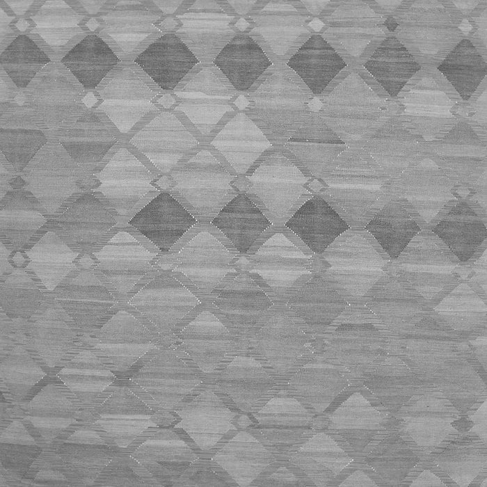 Round Machine Washable Southwestern Gray Country Rug, wshcon766gry
