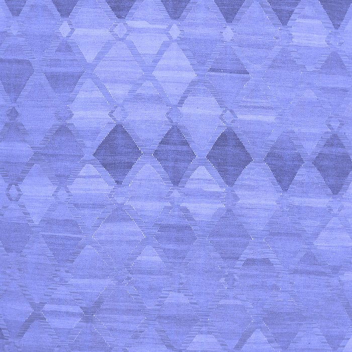 Machine Washable Southwestern Blue Country Rug, wshcon766blu