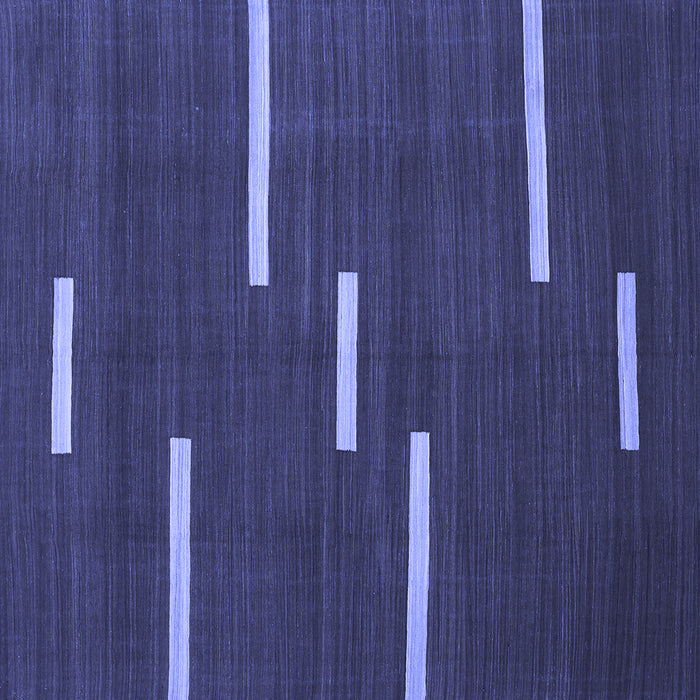 Square Machine Washable Abstract Blue Contemporary Rug, wshcon767blu