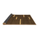 Sideview of Abstract Brown Contemporary Rug, con767brn