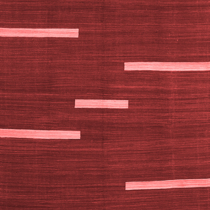 Machine Washable Abstract Red Contemporary Rug, wshcon767red