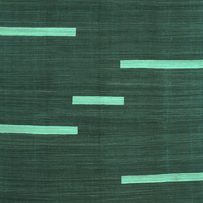 Abstract Turquoise Contemporary Rug, con767turq
