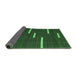 Sideview of Abstract Emerald Green Contemporary Rug, con767emgrn