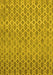 Abstract Yellow Contemporary Rug, con768yw