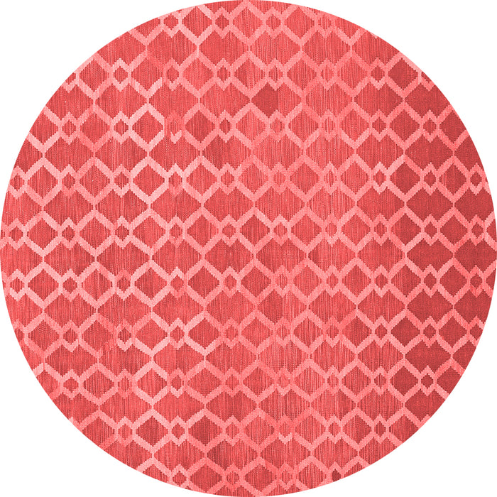 Machine Washable Abstract Red Contemporary Rug, wshcon768red
