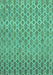 Machine Washable Abstract Turquoise Contemporary Area Rugs, wshcon768turq