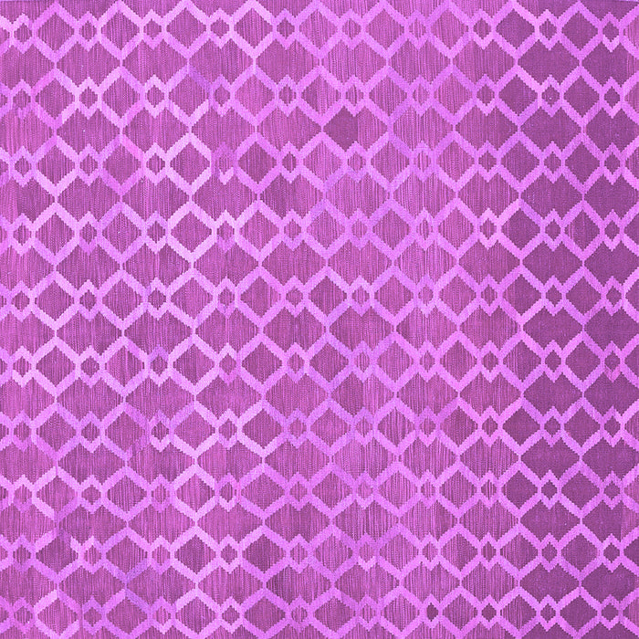 Square Machine Washable Abstract Purple Contemporary Area Rugs, wshcon768pur