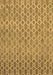 Machine Washable Abstract Brown Contemporary Rug, wshcon768brn