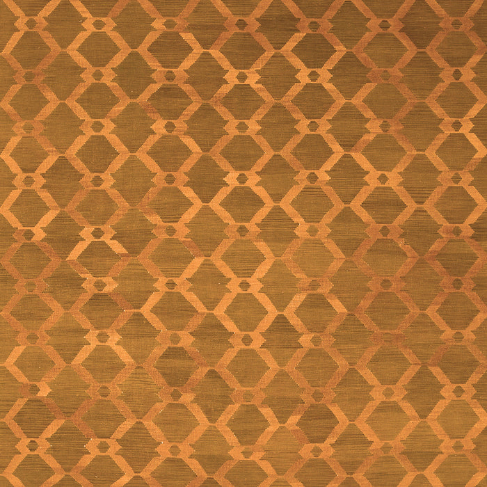 Serging Thickness of Abstract Orange Contemporary Rug, con769org