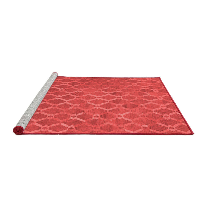 Contemporary Red Washable Rugs