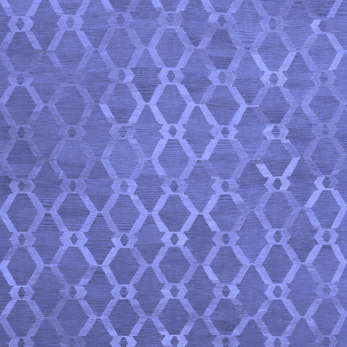 Abstract Blue Contemporary Rug, con769blu