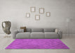Machine Washable Abstract Purple Contemporary Area Rugs in a Living Room, wshcon769pur