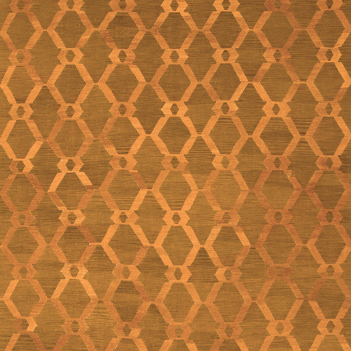 Abstract Orange Contemporary Rug, con769org