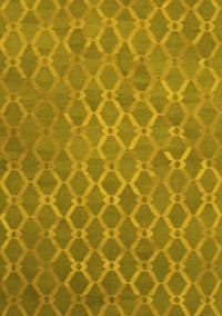 Abstract Yellow Contemporary Rug, con769yw