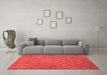 Contemporary Red Washable Rugs