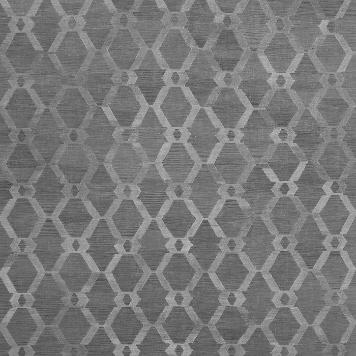 Serging Thickness of Machine Washable Abstract Gray Contemporary Rug, wshcon769gry