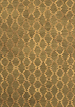 Abstract Brown Contemporary Rug, con769brn