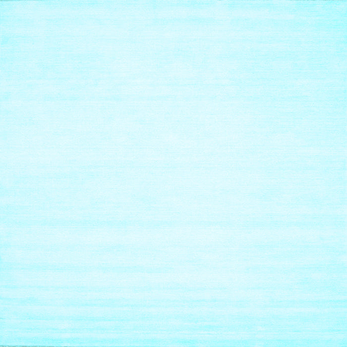 Square Solid Light Blue Modern Rug, con76lblu