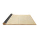 Sideview of Solid Brown Modern Rug, con76brn