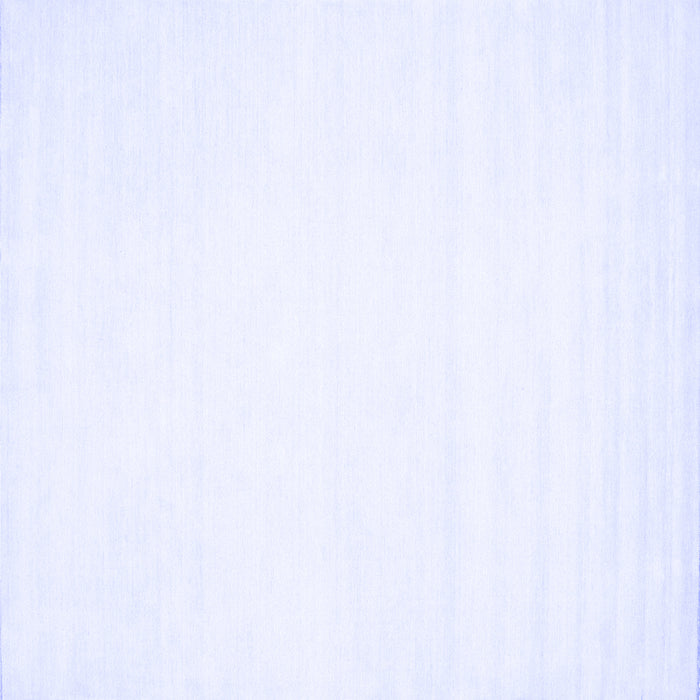 Square Machine Washable Solid Blue Modern Rug, wshcon76blu