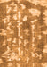 Serging Thickness of Machine Washable Abstract Orange Contemporary Area Rugs, wshcon770org