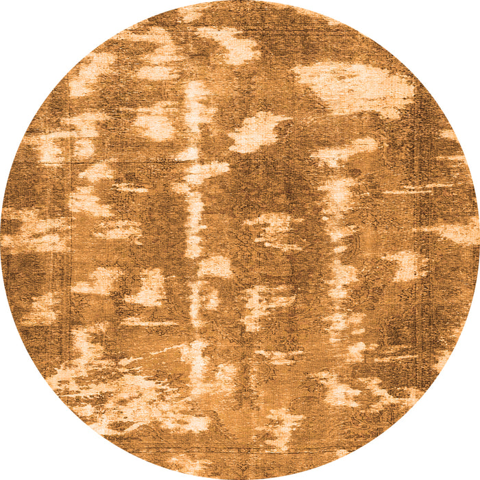 Machine Washable Abstract Orange Contemporary Area Rugs, wshcon770org