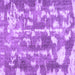 Square Machine Washable Abstract Purple Contemporary Area Rugs, wshcon770pur