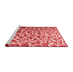Contemporary Red Washable Rugs