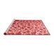 Contemporary Red Washable Rugs