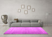 Machine Washable Abstract Pink Contemporary Rug in a Living Room, wshcon772pnk