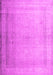 Machine Washable Abstract Pink Contemporary Rug, wshcon772pnk