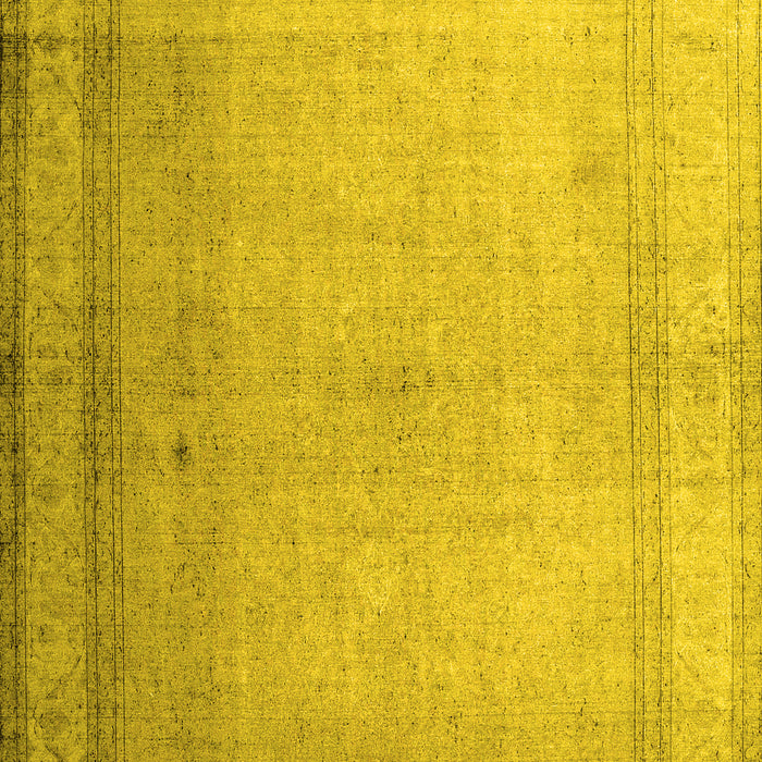 Abstract Yellow Contemporary Rug, con772yw