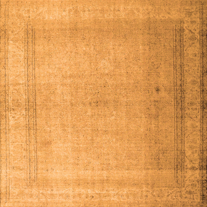 Serging Thickness of Abstract Orange Contemporary Rug, con772org