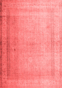 Abstract Red Contemporary Rug, con772red