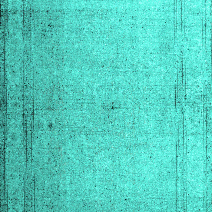 Machine Washable Abstract Turquoise Contemporary Area Rugs, wshcon772turq