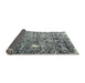 Thickness of Contemporary Cloud Gray Modern Rug, con773