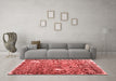 Contemporary Red Washable Rugs