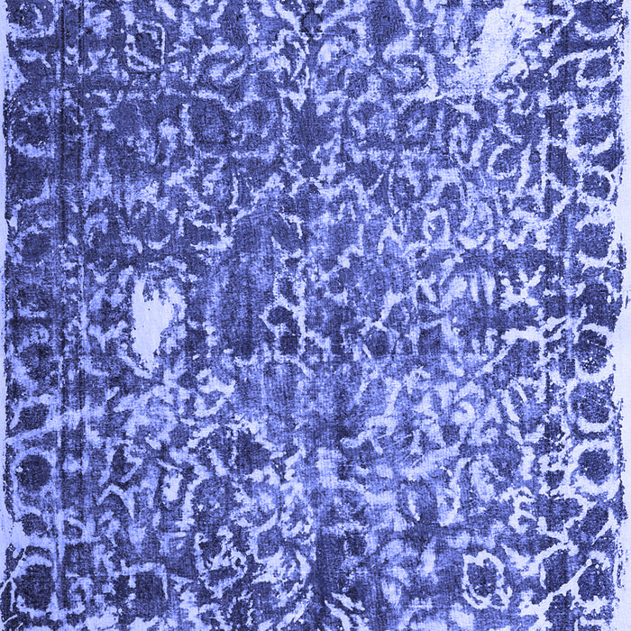 Abstract Blue Contemporary Rug, con773blu