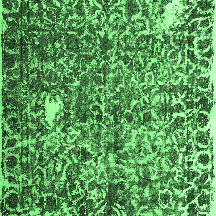 Abstract Emerald Green Contemporary Rug, con773emgrn